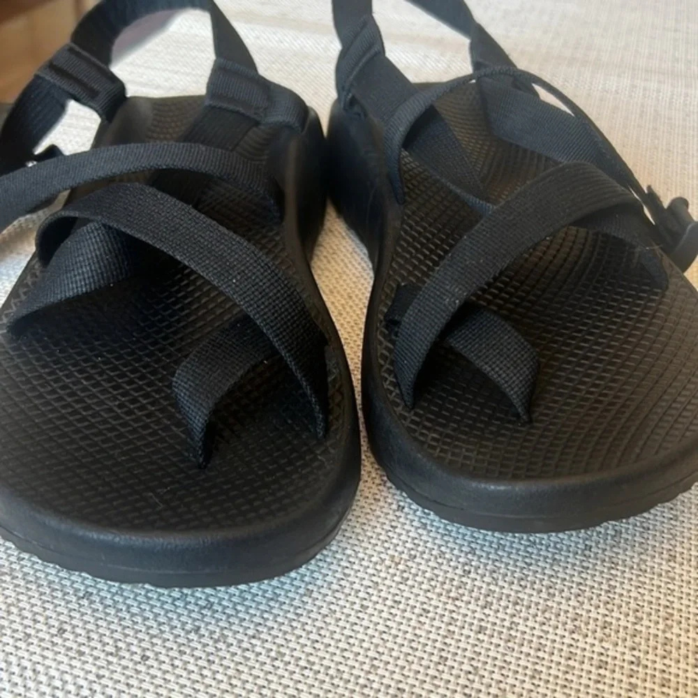 Chaco J106639 Chaco Men's Tegu Black Slides Excellent Pre-Owned Condition Sz 10M